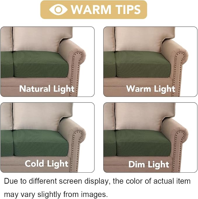 H.VERSAILTEX Super Stretch Individual Seat Cushion Covers - Image 7
