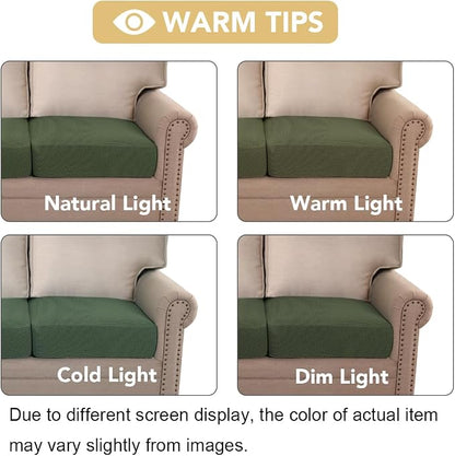 H.VERSAILTEX Super Stretch Individual Seat Cushion Covers Sofa Covers Couch - Image 7
