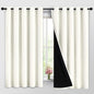 Yakamok Cream 100% Blackout Curtains 63 Inches Long by Yakamok