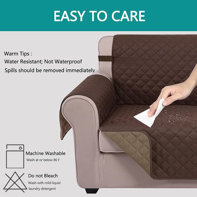 U-NICE HOME Loveseat Sofa Cover - Image 5