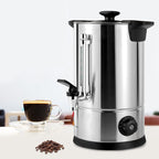 8L/2.11gal Commercial Coffee Urn, Gallon Double Wall Commerical Coffee Maker, 50 Cup Commercial Grade Stainless Steel Percolate Coffee Maker for Events, Offices and Catering