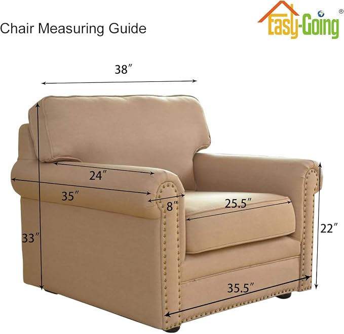 Easy-Going Stretch Chair Slipcover - Image 6