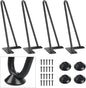 SMARTSTANDARD 11 Inch Heavy Duty Hairpin Furniture Legs, Metal Home DIY Projects by SMARTSTANDARD