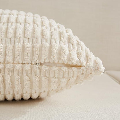 Fancy Homi 4 Packs Decorative Throw Pillow Covers - Image 3