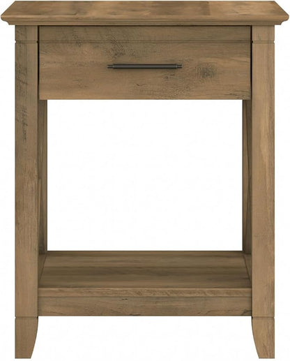 Bush Home End Table with Drawer, Nightstand with Storage, Living Room and - Image 7