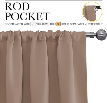 NICETOWN Kitchen Window Blackout Curtains - Image 3