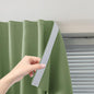 Thermal Blackout Curtains with Self-Adhesive Tape, No Rod No Drill Easy Install by Sovtfides
