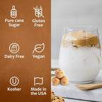 Syruvia Chocolate Chip Cookie Dough & Blue Curacao Syrup - 25.4 fl oz. Premium Coffee Flavoring Syrup. Kosher, and Gluten-Free. Ideal for Enhancing Drinks, Sodas, Shakes, Desserts, and More.