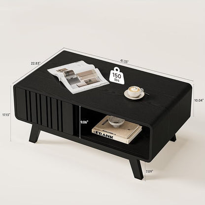 ONBRILL Coffee Table, Mid Century Modern Table - Image 2