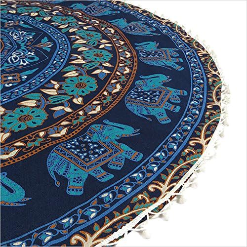 Mandala Floor Pillow Cover Meditation Cushion Seating Throw Hippie Round - Image 7