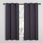 NICETOWN Greyish Purple Blackout Curtains 45 inches Length by NICETOWN