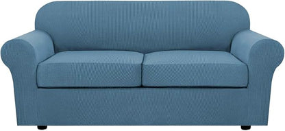 H.VERSAILTEX 3 Piece Stretch Sofa Covers by HVERSAILTEX