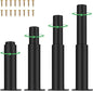 4 PCS Adjustable Furniture Legs, Heavy Duty Sofa Cabinet Legs, Legs by appacare