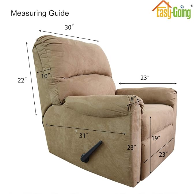 Easy-Going Recliner Chair Slipcover Reversible Sofa Cover Water Resistant Couch - Image 7