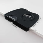 Espresso Tamping Mat, Silicone Coffee Tamper Mat with Corner Edge Tamp Support Station for Countertop, Barista Tools, Espresso Accessories, Medium, Black