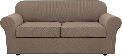 H.VERSAILTEX 3 Piece Stretch Sofa Covers by HVERSAILTEX
