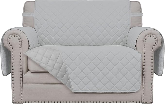 Easy-Going Reversible Couch Cover, Oversized Chair, Light Gray/Light Gray | by Easy-Going