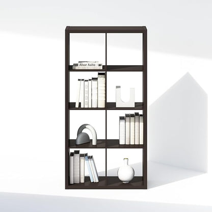 Furinno Simple Cube Storage Organizer, 8-Cube Display Shelf, Open Back Shelving - Image 5