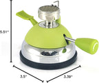 BLUEFIRE Butane Mini Burner for Tabletop Coffee Siphon Syphon/w Furnace Stand and Assembly Rack Ceramic Windproof Torch Head Portable Cooking Stove Espresso Maker Chafing Soup Tureens Fondue