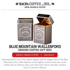 Bacha Coffee | Blue Mountain Wallenford Single Origin Signature Nomad Collection, Medium Roast, 100% Arabica Specialty Coffee, Ground Beans, 250g