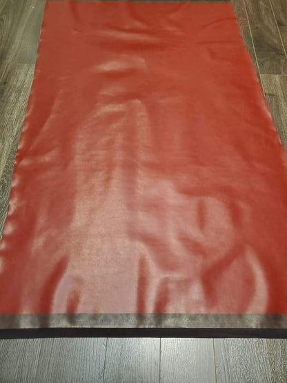 NAT Leathers | Burgundy Soft Faux Vegan Leather PU | 5 Yards Cut by the Yard | - Image 2