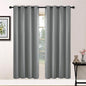 Yakamok Room Darkening Curtains 52x72 inch Length Dove Grey-Living Room | 2 by Yakamok