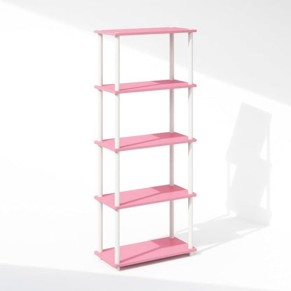 Furinno Turn-N-Tube Book Shelf, 5-Tier Bookshelf, Bookcase - Image 4