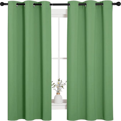 NICETOWN Room Darkening Curtains 63" Long Set of 2 - Image 2