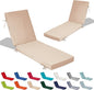 80x26x4in Lounge Cushions for Outdoor Furniture, Outdoor Lounge Chair Cushions by Odsiikly