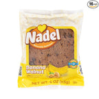 Nadel - Naturally Delicious Banana Nut bread, 16 Pack, Fresh Bananas, Crunchy Walnuts, Lunch snack breakfast bars Natural fresh brand, Cake Slices