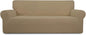 Easy-Going Stretch Oversized Sofa Couch Slipcover Washable Tan | 1-Piece Extra by Easy-Going
