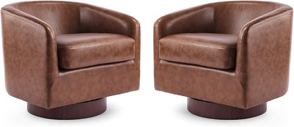 VINGLI 360°Swivel Accent Chairs Set of 2 - Image 9