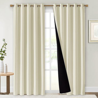 NICETOWN Living Room Completely Shaded Draperies, Privacy Protection & Noise by NICETOWN