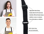 Sunflowers on Wooden Board Apron for Women and Men, Adjustable Kitchen Chef Apron for Cooking Baking - Cute Birthday, Anniversary, Mother's Day Apron Gifts for Mom Wife Girlfriend Aunt Grandma