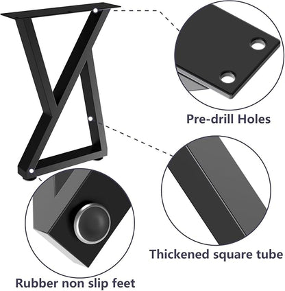 Table Legs 16 Inches, Triangle Type Glossy Bench Legs, DIY Coffee Table Legs - Image 5