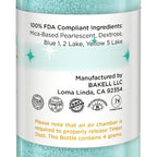 Bakell - Turquoise Tinker Dust (4g, 1x Mini Spray Pump) Edible Glitter for Food, Desserts, and Beverages!