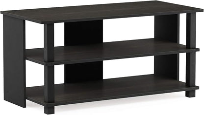 Furinno Sully 3-Tier Stand for TV up to 40, Espresso/Black - Image 3