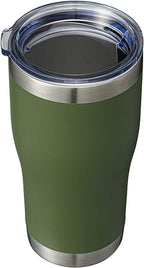 HASLE OUTFITTERS 20 oz Tumbler Bulk, Stainless Steel Tumblers with Lid, Vacuum Insulated Tumbler, Double Wall Powder Coated Cup, coffee mugs, Army Green, 1 Pack