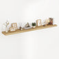 Acovy 72 Inch Floating Shelves, 3D Textured Wood Grain, Wooden Shelves by Acovy