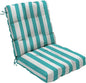 Outdoor Chair Cushion, High Back Soft Seat Pad, Indoor Outside Use, by zanwuhwyd