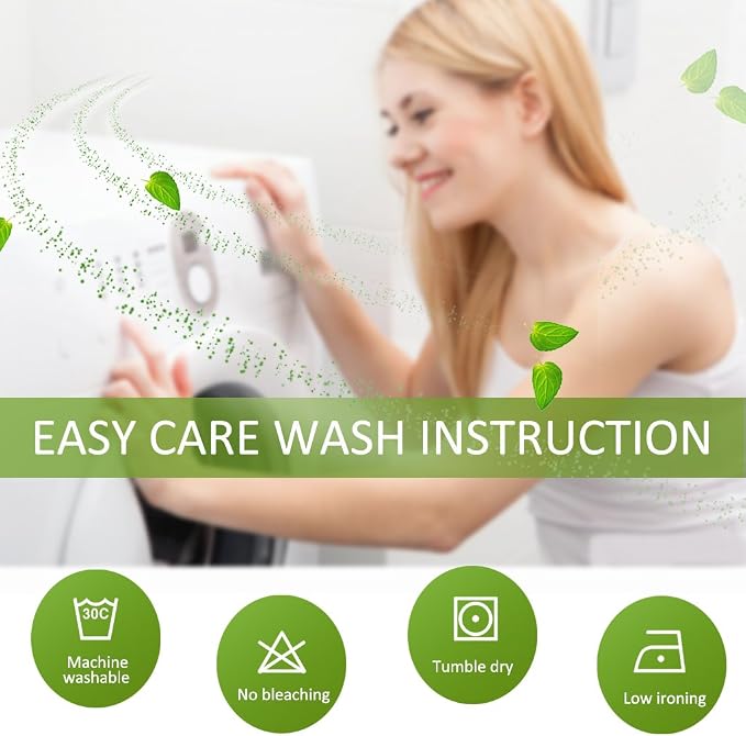 NICETOWN White 100% Blackout Lined Curtains, 2 Thick Layers Completely Blackout - Image 8