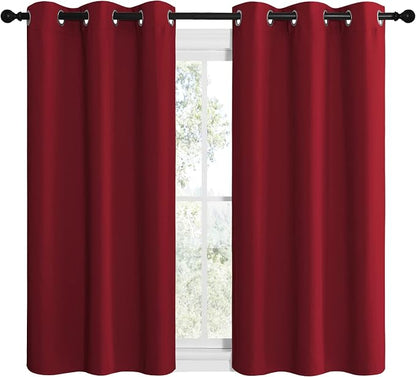 NICETOWN Christmas Short Blackout Curtains - Image 2