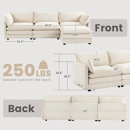 ROWHY Oversized Modular Sectional Sofa - Image 2