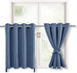 Blackout Curtains for Bedroom, 52 x 36 Inches Long, Window Curtains for Living by Hiasan