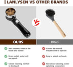 58mm Espresso Coffee Machine Electric Cleaning Brush Espresso Machine Cleaning Brush 360° Totally Enclosed Cleaning for E61, Flair 58, ECM, Rocket, Sanremo, Synesso, Slayer, VBM
