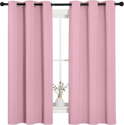 NICETOWN Room Darkening Curtains 63" Long Set of 2 - Image 2