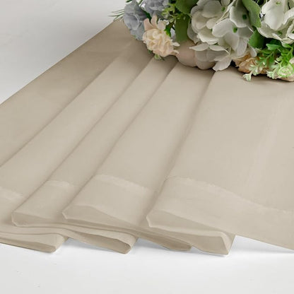 Taupe Sheer Curtains 96 Inches Long 2 Panels - Image 8