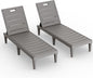 Devoko Outdoor Chaise Lounge Chair Set of 2 by DEVOKO