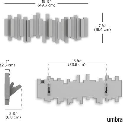 Umbra Sticks Wall-Mounted Coat Rack Rail Hook - Image 3