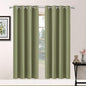 Yakamok Room Darkening Curtains 52x72 inch Length Sage Green-Living Room | 2 by Yakamok